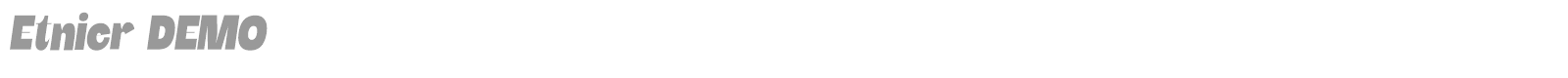 Etnier font preview